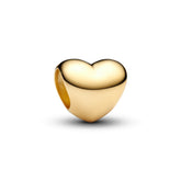 Pandora Moments Heart mini hela, keltakullattu, 763998C00