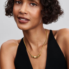 Pandora Moments Heart mini hela, keltakullattu, 763998C00