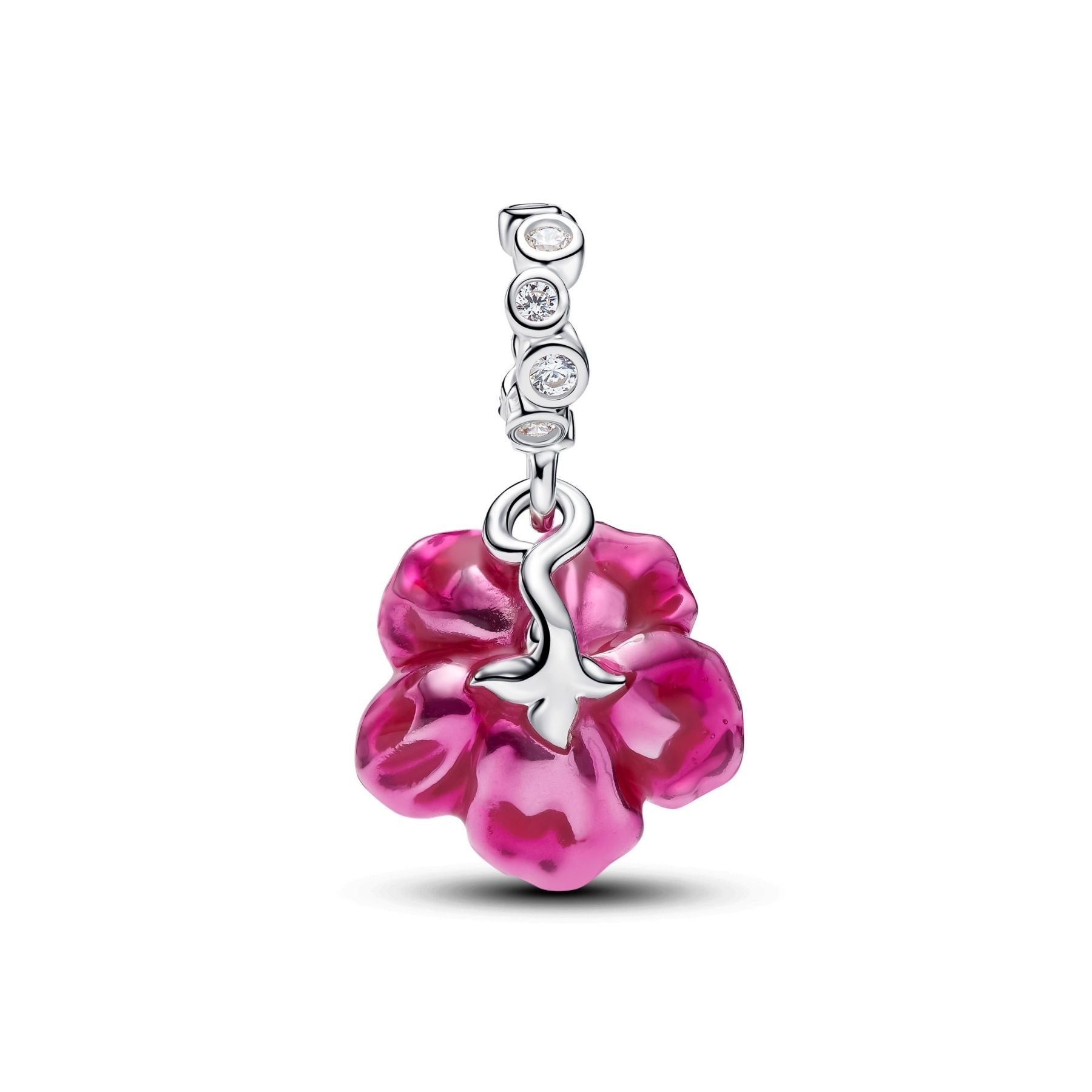 Pandora Moments Hibiscus hela, hopeaa, 794698C01