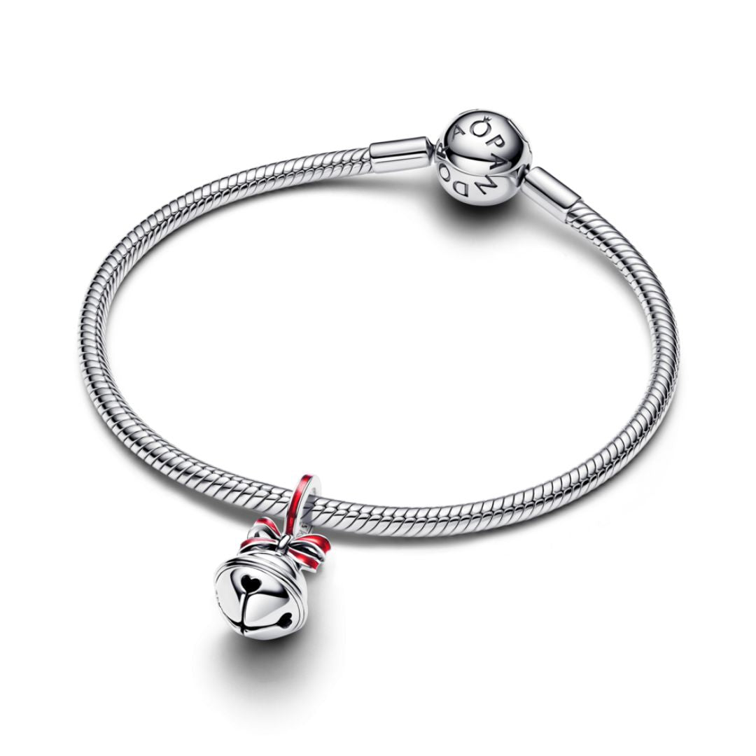 Pandora Moments Holiday Bell hela, hopea, 794246C01