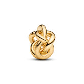 Pandora Moments Infinity Knot hela, keltakullattu, 763755C00