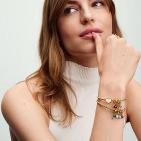 Pandora Moments July True Red Eternity Circle hela, keltakullattu, 763462C07