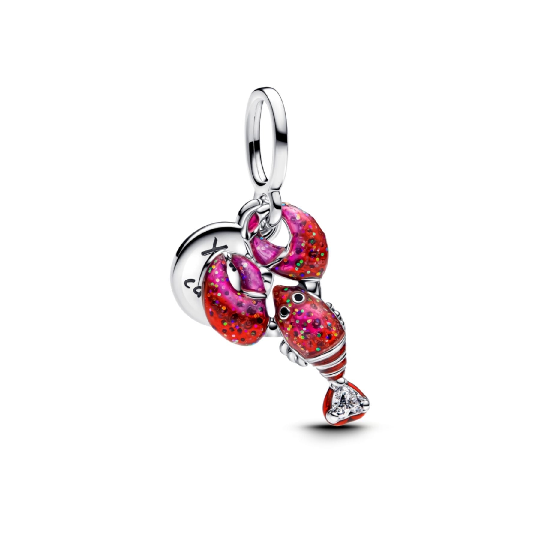 Pandora Moments Lobster Dangle hela, hopea, 793676C01