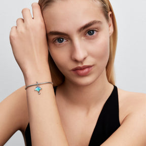 Pandora Moments Manta Ray hela, hopeaa, 794685C01