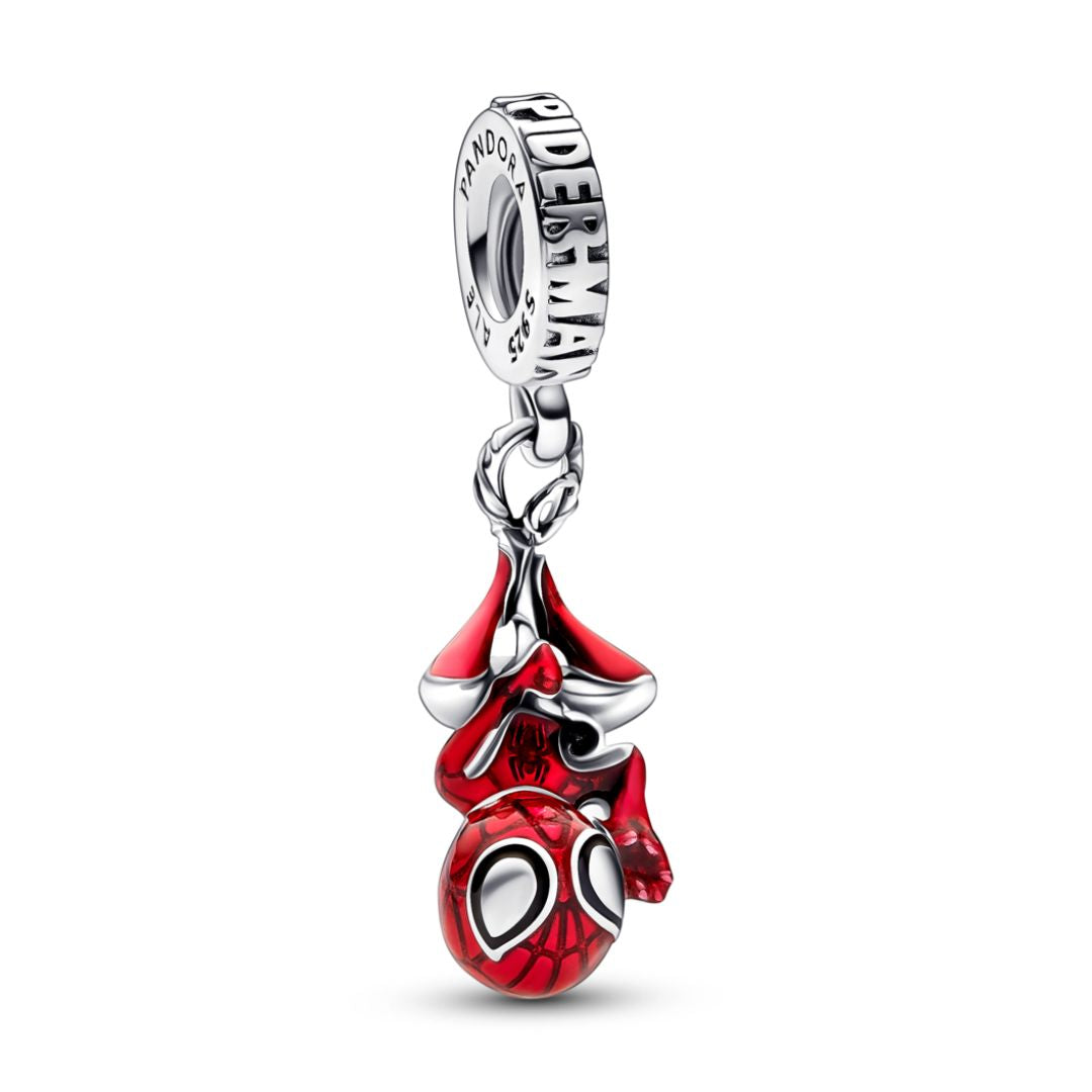 Pandora Moments Marvel Hanging Spider-Man Charm, Silver, 792323C01