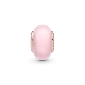 Pandora Moments Matte Pink Murano Glass hela, ruusukullattu, 789421C00