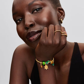 Pandora Moments May Royal Green Circle hela, keltakullattu, 763462C05