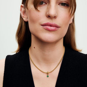 Pandora Moments May Royal Green Circle hela, keltakullattu, 763462C05