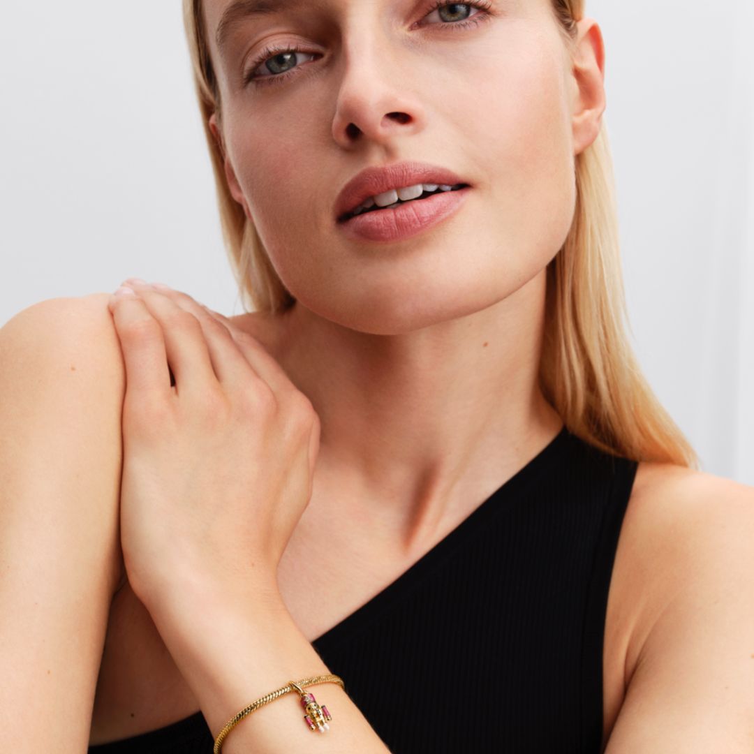 Pandora Moments Moveable Nutcracker hela, keltakullattu, 763583C01