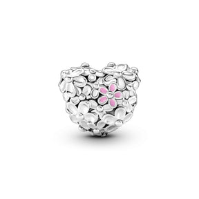 Pandora Moments Mum Daisy Heart hela, hopea, 791155C01