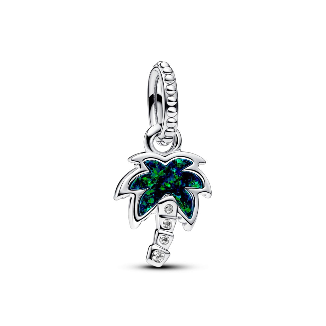 Pandora Moments Opalescent Green Palm Tree hela, hopea, 793352C01