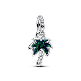Pandora Moments Opalescent Green Palm Tree hela, hopea, 793352C01