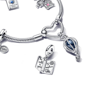 Pandora Moments Openable Passport hela, hopea, 792680C01