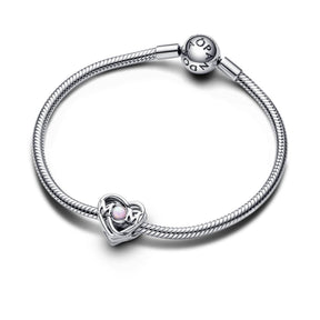 Pandora Moments Openwork Mom & Heart hela, hopea, 793233C01