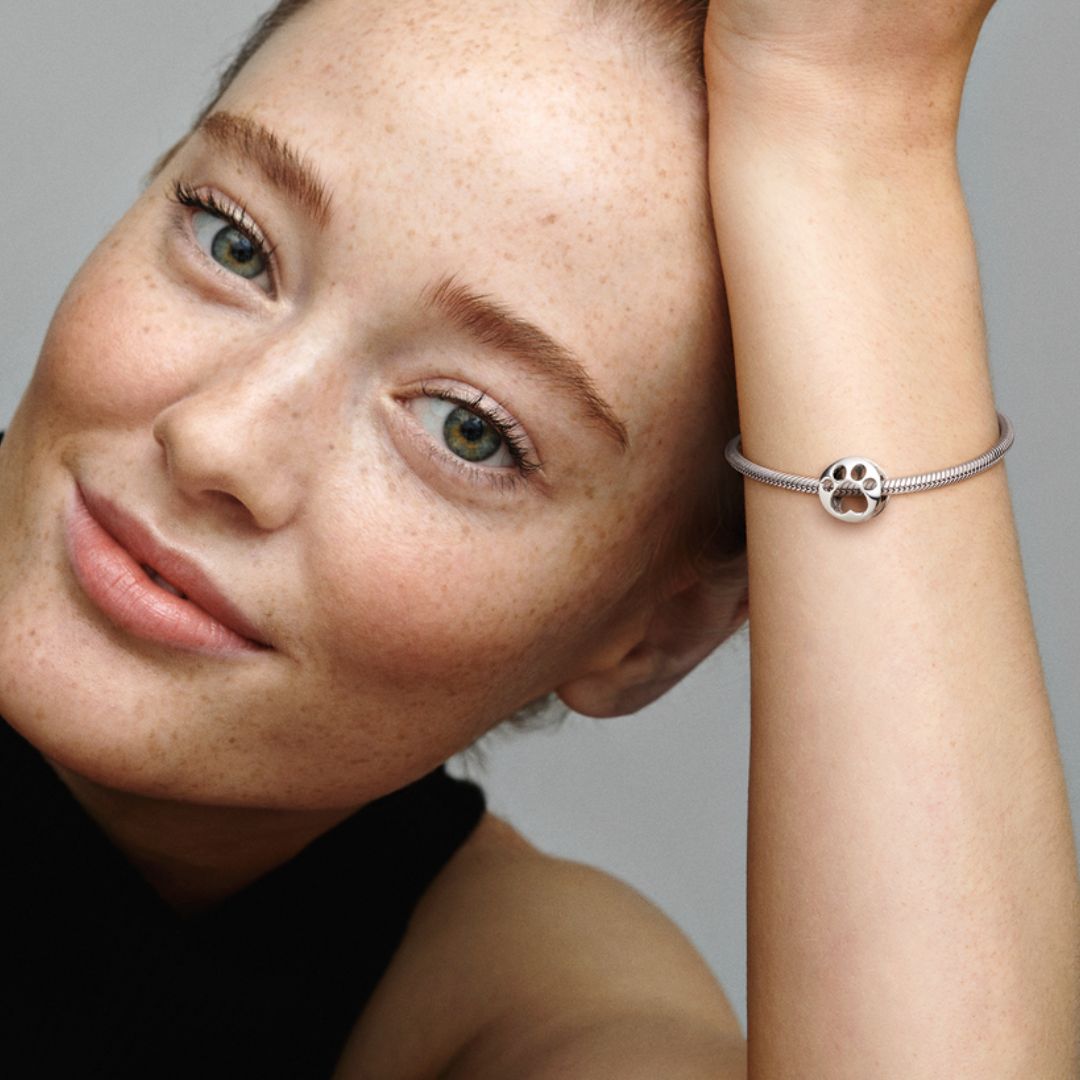 Pandora Moments Openwork Paw Print hela, hopea, 798869C00