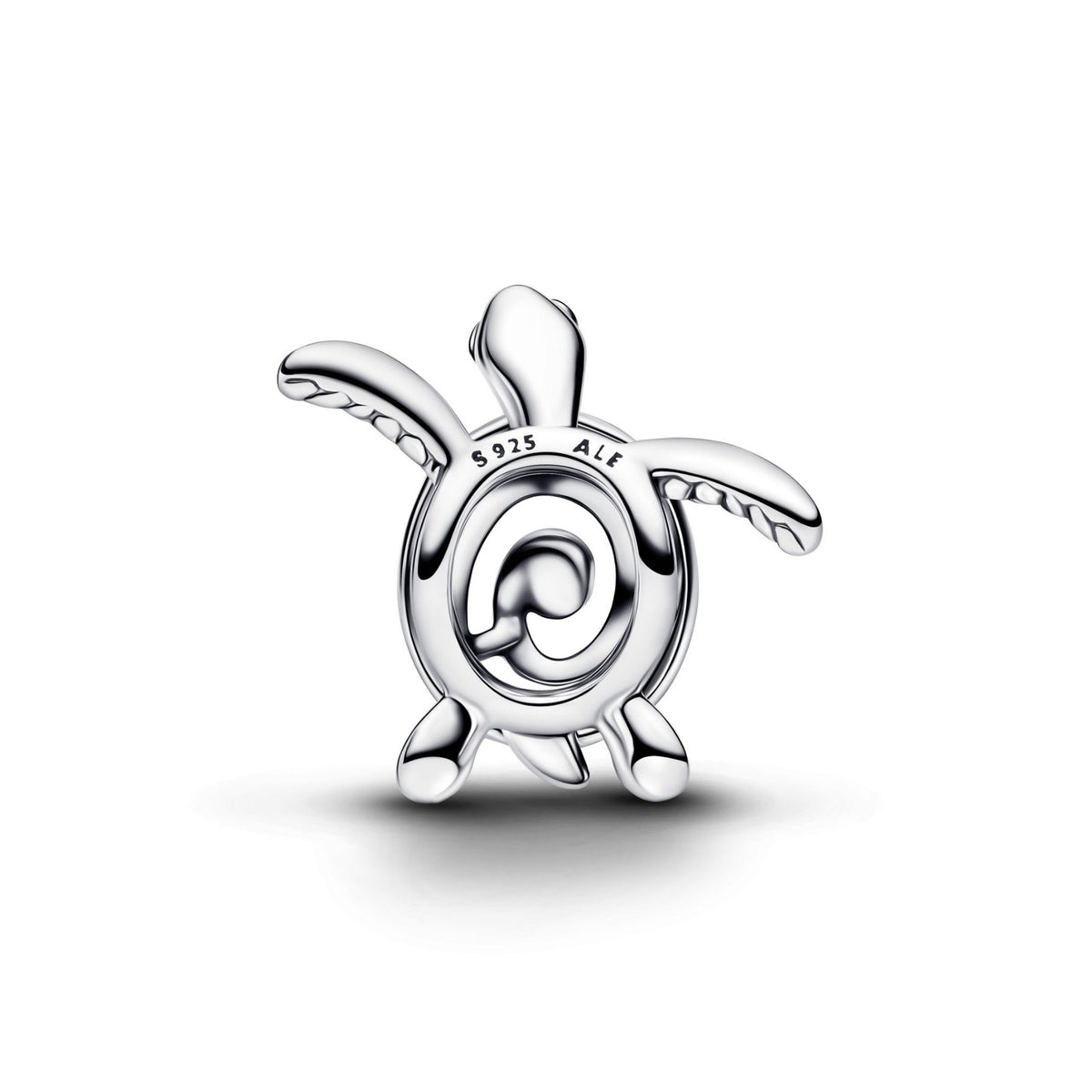 Pandora Moments Openwork Sea Turtle hela, hopeaa, 794697C01