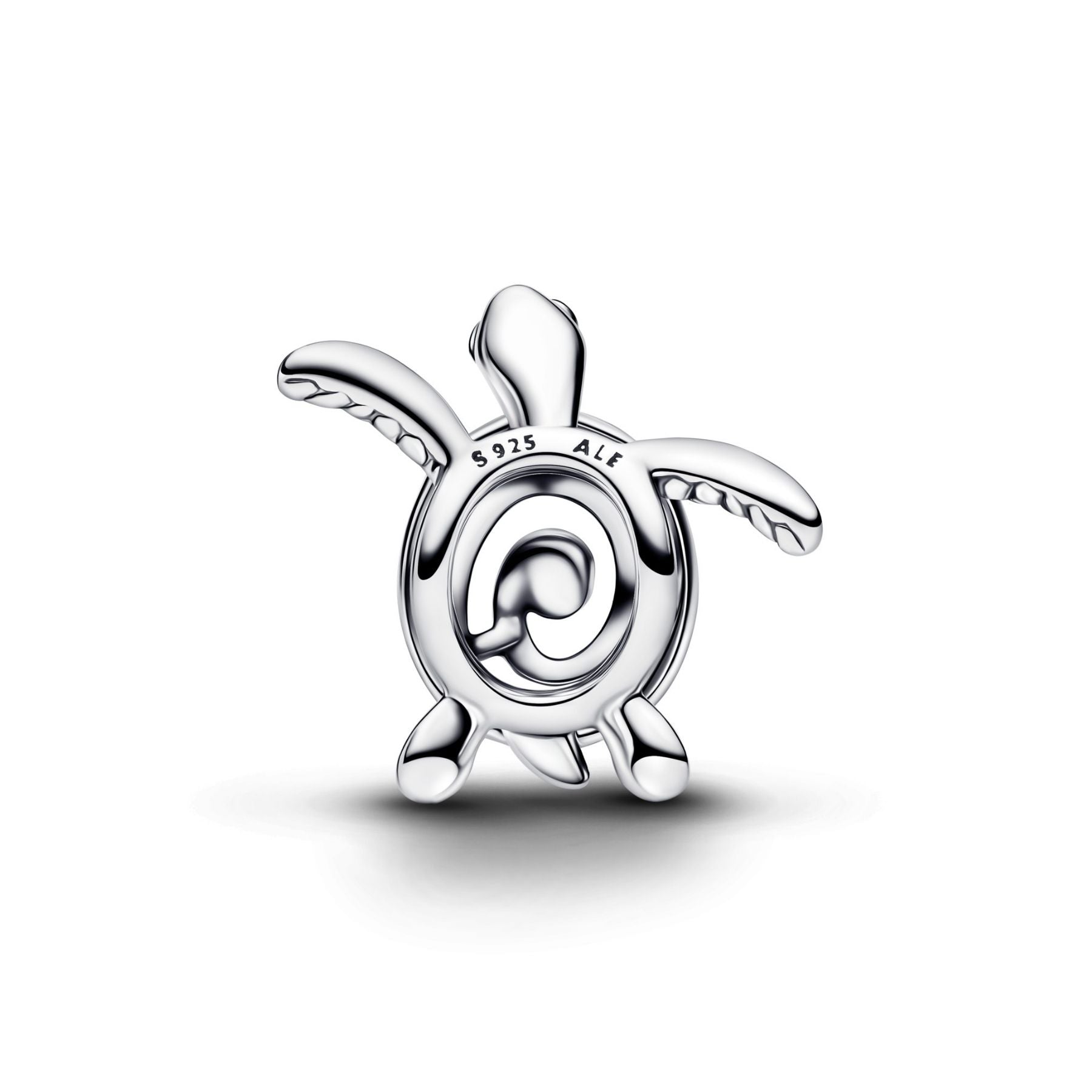 Pandora Moments Openwork Sea Turtle hela, hopeaa, 794697C01
