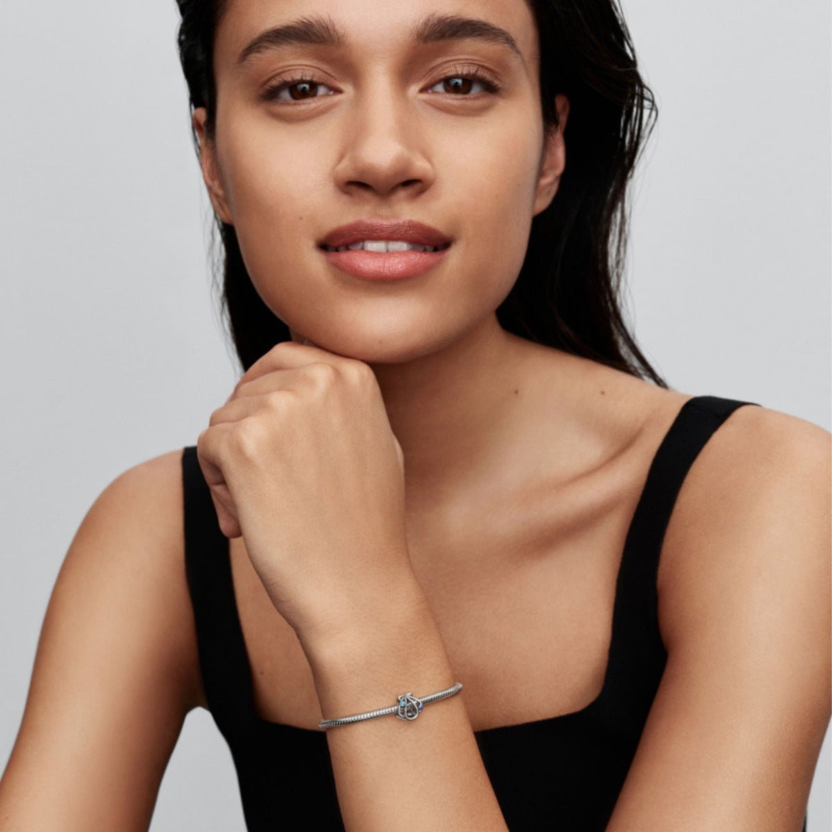 Pandora Moments Openwork Shell hela, hopeaa, 794695C01