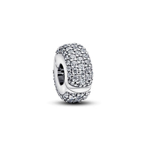 Pandora Moments Pavé lukkopala, hopea, 794032C01