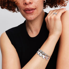 Pandora Moments Pavé lukkopala, hopea, 794032C01