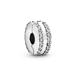 Pandora Moments Pave lukkopala, hopea, 798422C01