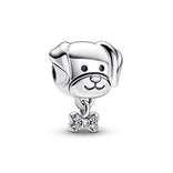 Pandora Moments Pet Dog & Bone hela, hopea, 792254C01