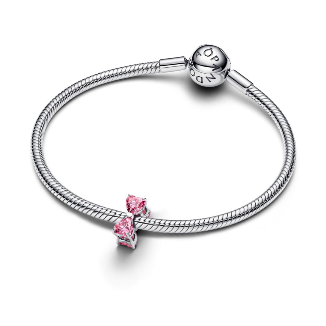 Pandora Moments Pink Bow hela, hopea, 794253C01
