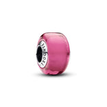 Pandora Moments Pink Mini Murano Glass hela, hopea, 793107C00