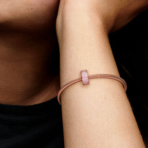 Pandora Moments Pink Pavé lukkopala, ruusukullattu, 781817PCZ