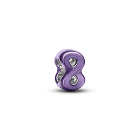 Pandora Moments Purple Infinity Mini hela, hopeaa, 794909C01