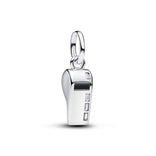 Pandora Moments Referee Whistle hela, hopeaa, 794713C01