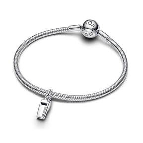 Pandora Moments Referee Whistle hela, hopeaa, 794713C01