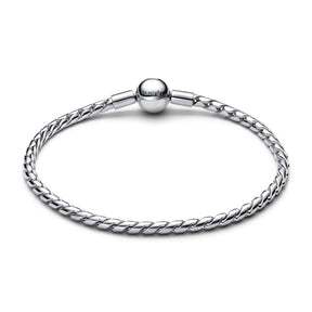 Pandora Moments Round Clasp Wing Chain rannekoru, hopea, 594028C00