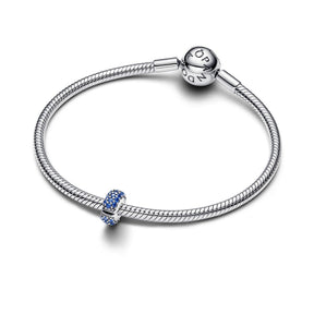 Pandora Moments Royal Blue Stone lukkopala, hopeaa, 794700C01