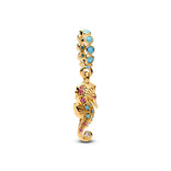 Pandora Moments Seahorse hela, keltakullattu, 763895C01