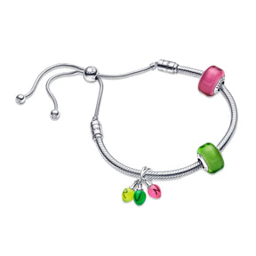 Pandora Moments Snake Chain Slider rannekoru, hopea, 599652C01-2