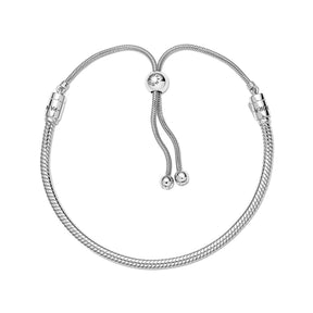 Pandora Moments Snake Chain Slider rannekoru, hopea, 599652C01-2
