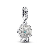 Pandora Moments Snowflake Snow Globe hela, hopea, 792369C01