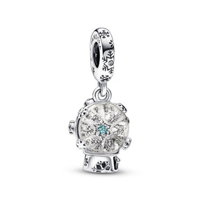 Pandora Moments Snowflake Snow Globe hela, hopea, 792369C01