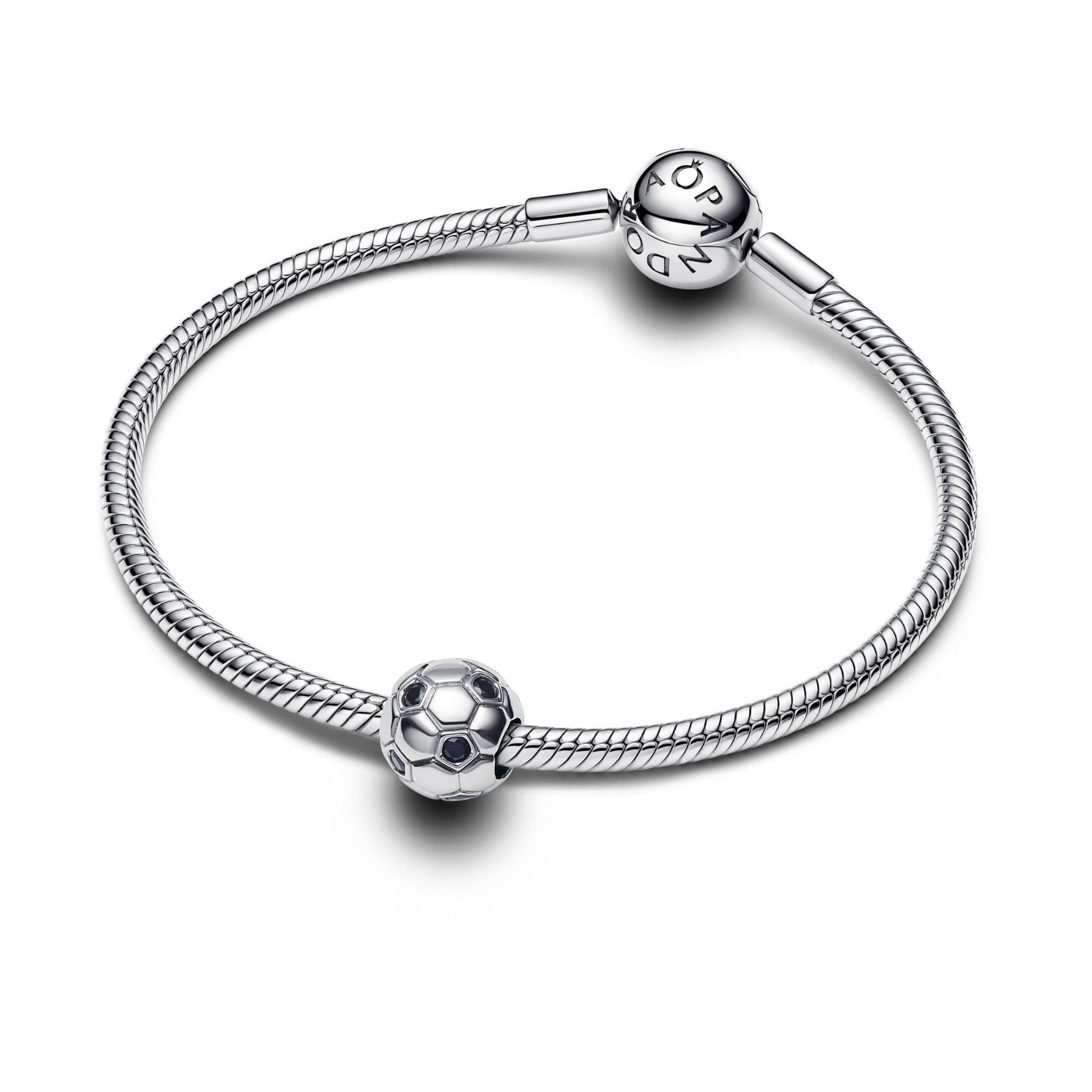 Pandora Moments Soccer Ball hela, hopeaa, 794710C01