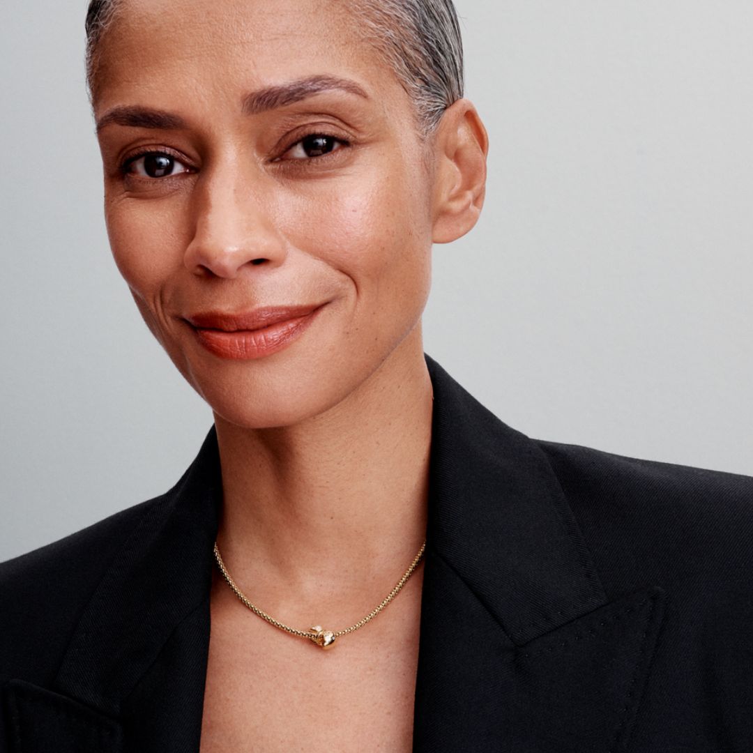 Pandora Moments Sparkling Bow hela, keltakullattu, 763442C01