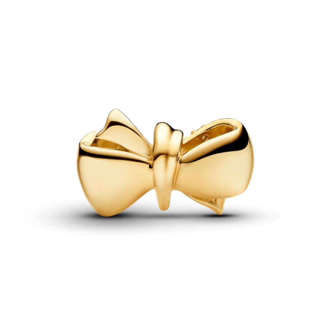 Pandora Moments Sparkling Bow hela, keltakullattu, 763442C01