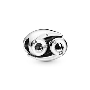 Pandora Moments Sparkling Cancer Zodiac horoskooppihela, hopea, 798434C01