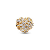 Pandora Moments Sparkling Heart hela, keltakullattu, 764240C01