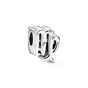 Pandora Moments Sparkling Virgo Zodiac hela, hopea, 798417C01