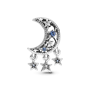 Pandora Moments Star & Crescent Moon hela, hopea, 799643C01