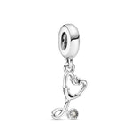 Pandora Moments Stethoscope Heart hela, hopea, 799072C01