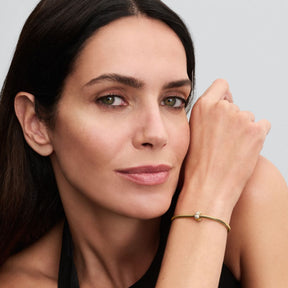 Pandora Moments Stones & Enamel lukkopala, keltakullattu, 763785C01