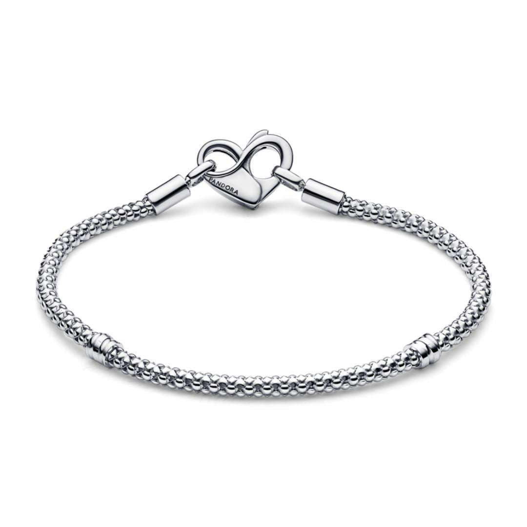 Pandora Moments Studded Chain rannekoru, hopea, 592453C00
