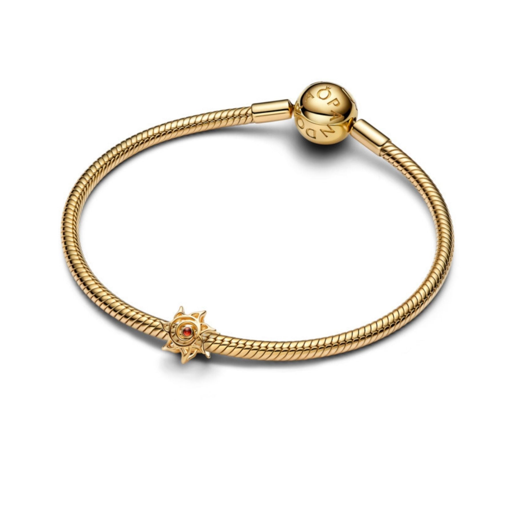 Pandora Moments Sun Openwork hela, keltakullattu, 764625C01